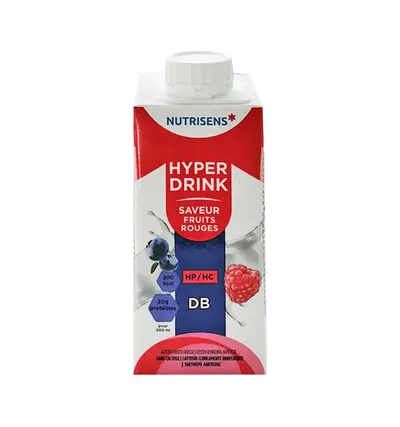 Nutrisens Hyper Drink Db Pour Diabetiques Saveur Fruits Rouges 200ml