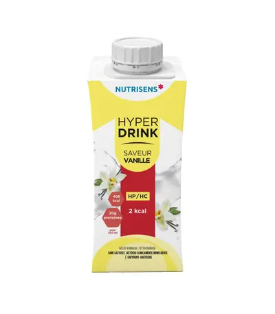 Nutrisens Hyper Drink Hp/hc 2kcal Saveur Vanille 200ml