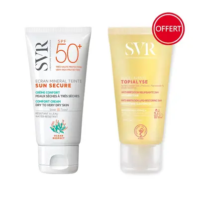 Svr Sun Secure Ecran Mineral Teinte - Peaux Seches à Tres Seches - Spf50+ 50ml