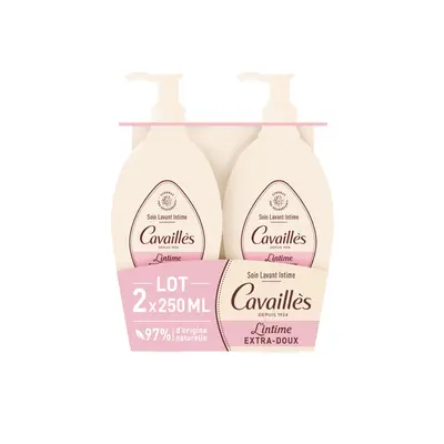 Roge Cavailles Soin Lavant Intime Extra-doux Lot Promo 2x250ml