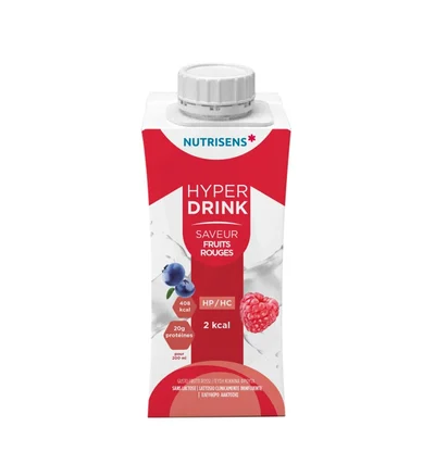 Nutrisens Hyper Drink Hp/hc 2kcal Saveur Fruits Rouges 200ml