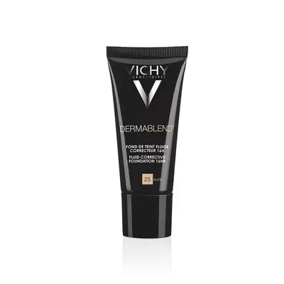Vichy Dermablend Fond De Teint - Fluide Correcteur 25 Teinte Nude Spf28 - 30ml