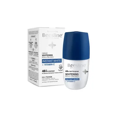 Beesline Instant White + Vitamine C - Deodorant Roll-on Eclaircissant 50ml