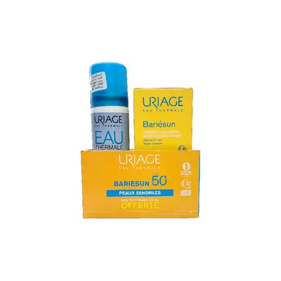 Uriage Pack Ecran Bariesun Creme Hydratante Spf50+ 50ml + Eau Thermale Spray 50ml Offerte