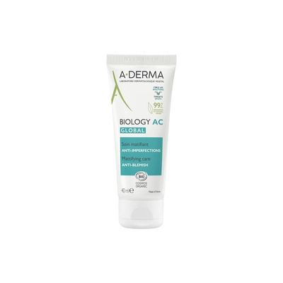 A-derma Biology Ac Global Soin Matifiant Anti-imperfections 40ml