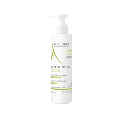 A-derma Dermalibour+ Cica-gel Moussant Assainissant 200ml