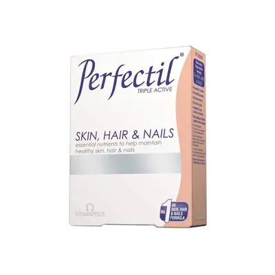 Vitabiotics Perfectil Triple Action - Peau Cheveux Ongles - 30 Comprimés