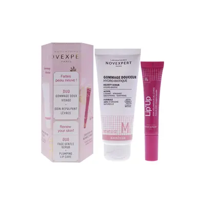 Novexpert Duo Gommage Doux Visage + Lip Up