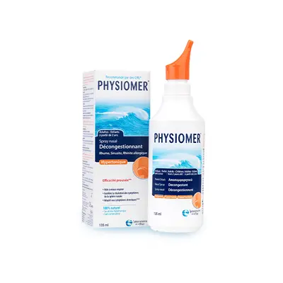 Physiomer Spray Nasal Decongestionnant Hypertonique 135ml