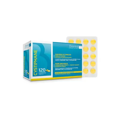 Cystiphane Complement Alimentaire Cheveux Et Ongles - 120 Comprimes