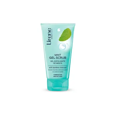Lirene Gel Exfoliant A La Menthe Et Au Charbon De Bambou 150ml