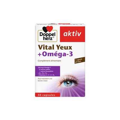 Doppelherz Aktiv Vital Yeux + Omega 3 - 30 Gelules