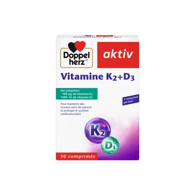 Doppelherz Aktiv Vitamine K2+d3 30 Comprimes
