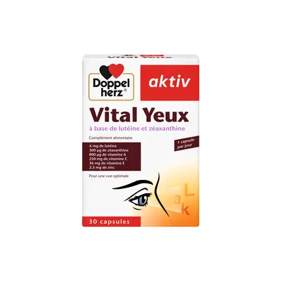 Doppelherz Aktiv Vital Yeux A Base De Luteine Et Zeaxanthine 30 Gelules