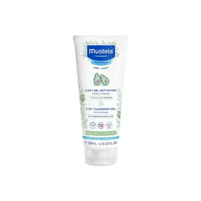 Mustela Gel Nettoyant 2en1 Corps Et Cheveux 200ml