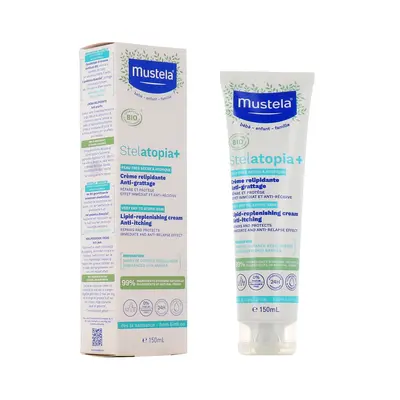 Mustela Stelatopia+ Creme Relipidante Anti-grattage Peaux Atopiques - 200ml