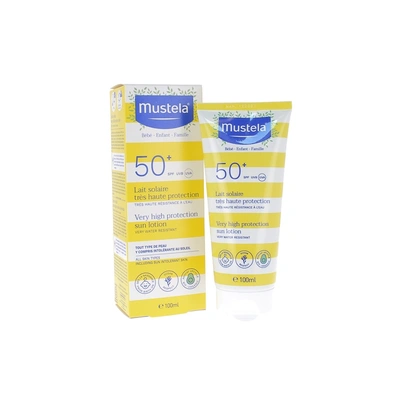 Mustela Lait Solaire Tres Haute Protection Spf50+ 100ml
