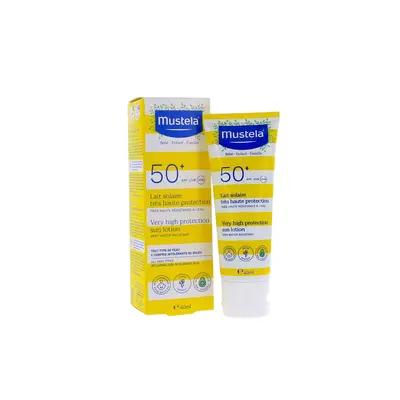 Mustela Lait Solaire Tres Haute Protection Spf50+ 40ml