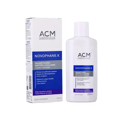 Acm Novophane K Shampooing Antipelliculaire - Pellicules Severes - 125ml
