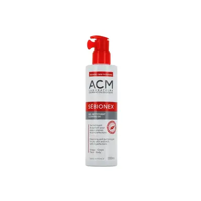 Acm Sebionex Gel Nettoyant 200ml