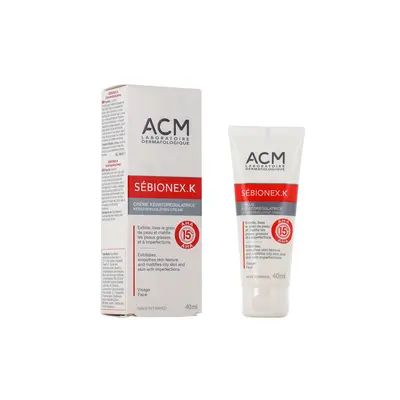 Acm Sebionex.k Creme Keratoregulatrice 40ml