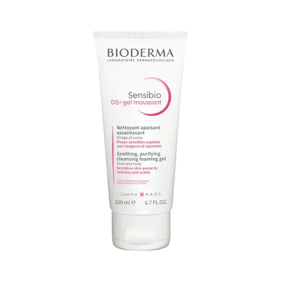 Bioderma Sensibio Ds+ Gel Moussant - Nettoyant Apaisant Assainissant - 200ml