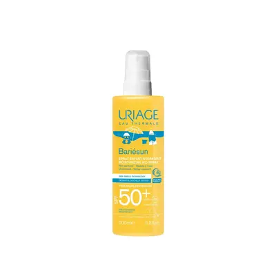 Uriage Bariesun Spray Solaire Enfant Hydratant Spf50+ Visage Et Corps 200ml