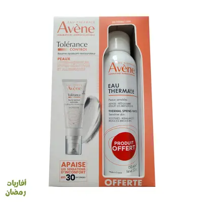 Avene Pack Tolerance Control Baume Apaisant 40ml + Eau Thermale Spray 150ml Offerte