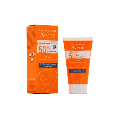 Avene Fluide Solaire Peaux Sensibles Spf50+ 50ml