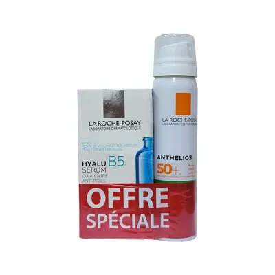 La Roche-posay Pack Hyalu B5 Serum 30ml + Anthelios Brume Solaire Spf50+ 75ml Offerte