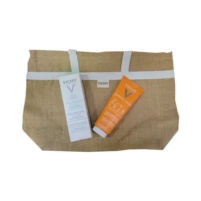 Vichy Sac De Plage Capital Soleil Lait 300ml + Creme Depilatoire 150ml