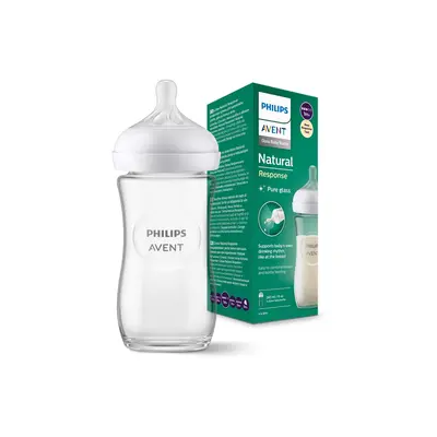 Philips Avent Natural Response Biberon En Verre 1m+ - 240ml