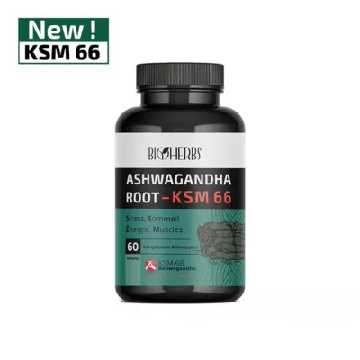 Bioherbs Ashwagandha Ksm 66 - 60 Gelules
