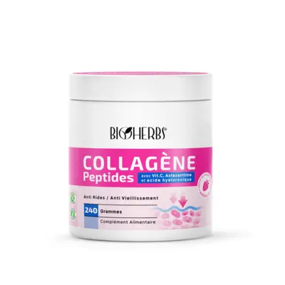 Bioherbs Collagene Peptides En Poudre - Pot 240gr
