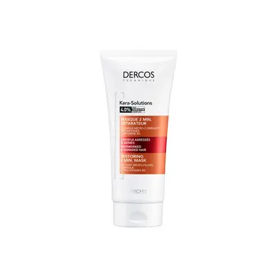 Vichy Dercos Kera Solutions Masque 2 Min Reparateur Cheveux Agresses Et Abimes 200ml
