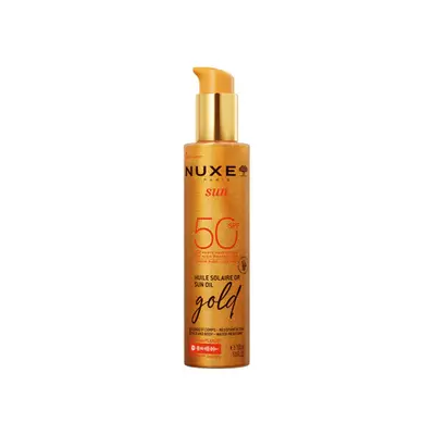 Nuxe Sun Huile Solaire Or Visage Et Corps Gold Spf50 150ml