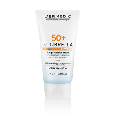 Dermedic Sunbrella Creme Solaire Peaux Normales A Seches Ecran Spf50 50ml