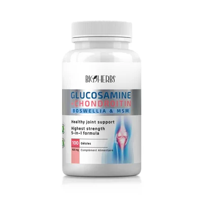 Bioherbs Glucosamine + Chondroitin Complexe 100 Gelules