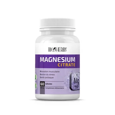 Bioherbs Magnesium Citrate 60 Gelules