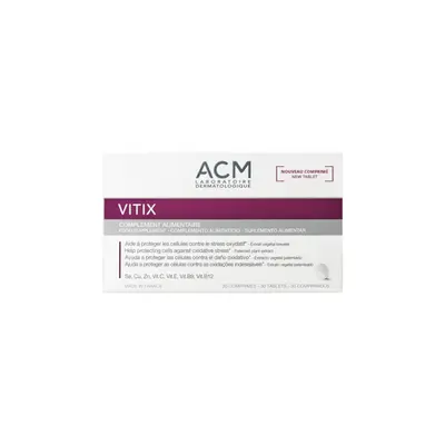 Laboratoire Acm Vitix Complement Alimentaire 30 Comprimes