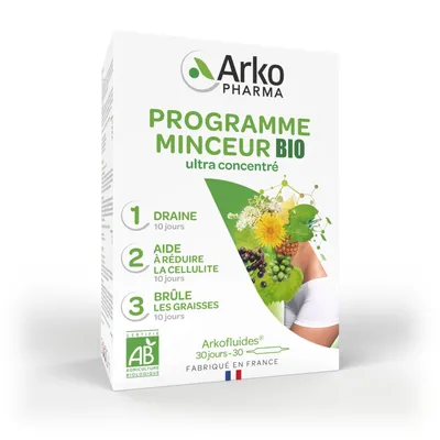 Arkopharma Arkofluides Bio Programme Minceur 30 Ampoules