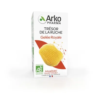 Arkopharma Arkogelules Gelee Royale Bio 45 Gelules