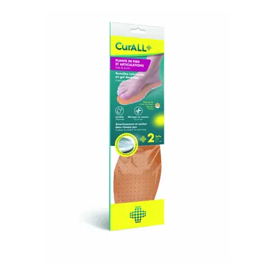 Curall Semelles En Gel Doublees Boite De 2