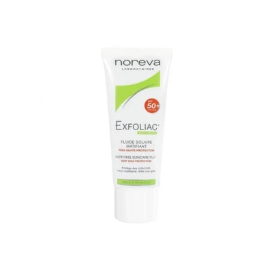 Noreva Exfoliac Fluide Solaire Matifiant Spf50+  40ml