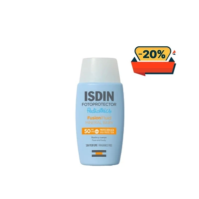 Isdin Pediatrics Fusion Fluid Mineral Baby Ecran Bebe Spf50 - 50ml