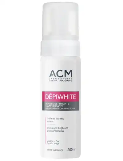 Acm Depiwhite Mousse Nettoyante Eclaircissante 200ml