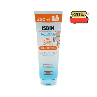 Isdin Fotoprotector Pediatrics Gel Cream Wet Skin Ecran Enfant Spf50+ 250ml