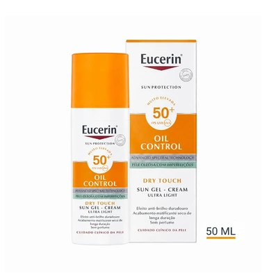 Eucerin Sun Protection Oil Control Gel-creme Ecran Spf50+ 50 Ml