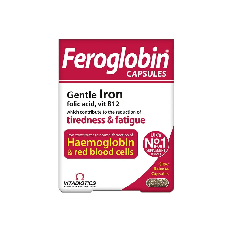 Vitabiotics Feroglobine - 30 Capsules