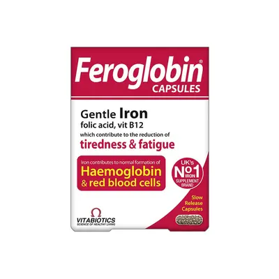 Vitabiotics Feroglobine - 30 Capsules